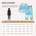 thumbnail image 5 of Uemuo Sea and Fish Pattern Womens Pajama Sets,PJ Set for Women,Pajamas for Women Logo,Long Sleeve Pajama Set for Women,Soft Long Sleeve Top With Pants-Small, 5 of 9