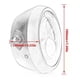 thumbnail image 4 of 75 inch Universal Cafe Racer Round Motorcycle LED Head lamp Headlamp Distance Light Refit 75 Motorcycle Headlight Cafe Racer, 4 of 5