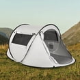 thumbnail image 4 of XC  Quickly And Automatically Pop Out The Tent, With Fiberglass Support, Oval Oxford Cloth Camping Shelter, UPF40+UV Protection, Suitable For All Seasons, Equipped, 4 of 7