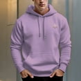 thumbnail image 3 of Men's 330g 100% Cotton Pattern Terry Dropped Shoulder Hoodie-Six Pointed Star, 3 of 15