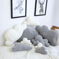 thumbnail image 3 of Soft Velvet Cloud Throw Pillows Cushion for Kids Adult, Creative Cloud Plush Nap Pillow, Soft Plush Cloud for Car Sofa Cushion Decoration, Huggable Plushies for Holiday Birthday Gifts (Gray, 9.8in), 3 of 5