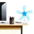 thumbnail image 4 of 5pcs Mini Replacement Fan Blade Ceiling Fan Accessory Plastic Fan Blade Fan Replacement Blade, 4 of 8