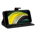thumbnail image 4 of Étui à Rabat pour FOXDOCK iPhone 7 avec Fentes pour Cartes et Support, Effet Peau à Peau en Cuir, 4 of 5