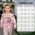 thumbnail image 7 of Garronmavis Hedgehog Kids Pullover Clothes Fashion Cherry Blossom Casual Long Sleeve Fall Winter Tops 8T Casual Clothes for Girls Warm Kids Sweatshirts Pullover for Outdoor Activities, 7 of 7