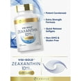 thumbnail image 2 of Zeaxanthin 10mg | 120 Softgels | Eye Health Support with Lutein for Men and Women | By Carlyle, 2 of 7