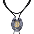 thumbnail image 3 of Bolo Tie Collar Carta Colgante Cadena Casual para sudaderas con capucha Zulema Corbata de vaquero, 3 of 8