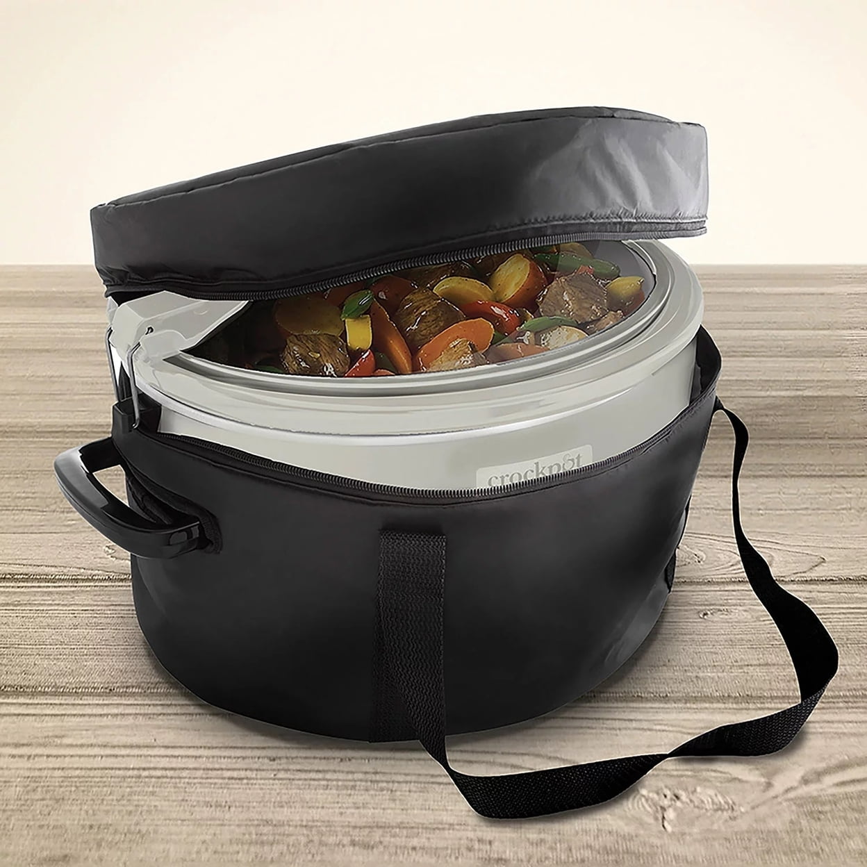 Crock-Pot 7-Quart Cook and Carry Programmable Slow Cooker with Carry Bag