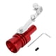 thumbnail image 1 of Silenciador de escape Turbo Sound Unique Bargains, silbato de tubo trasero XL para coche y motocicleta, generador de rugido de aluminio rojo, 1 juego, 1 of 7