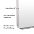 thumbnail image 5 of Andy Star Arched Full Length Mirror, 20"x55" Silver Mirror for Wall, 2" Deep Design, 5 of 7
