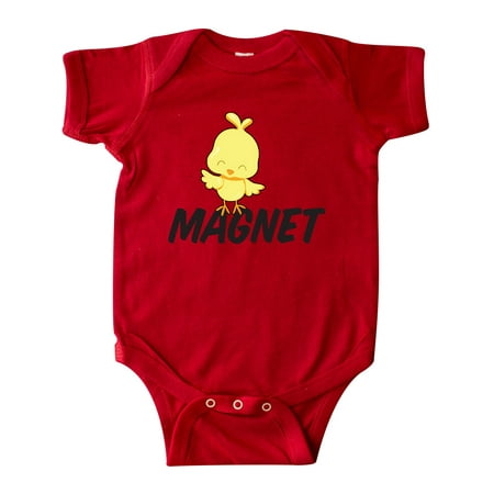 

Inktastic Im a Chick Magnet Gift Baby Boy Bodysuit