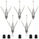 thumbnail image 1 of 5 Pcs Sputnik Sinker Fishing Equipment Long Tail Fishing Weights Lead Saltwater Surf Casting Sinkers, 5.0 Ounces, 1 of 5