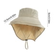 thumbnail image 3 of RYDCOT Sun Hat, Outdoor Wide Brimmed Sun Protection Hat, Windproof Fisherman Hat, Breathable Sun Hat, Travel Leisure Hat Spring and Summer Sunscreen Hat, 3 of 6