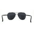 thumbnail image 4 of Mens Polarized Classic Air Force Pilot Officer Metal Sunglasses Gunmetal Black, 4 of 4