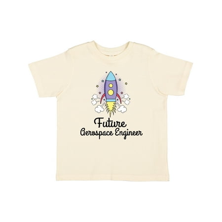 

Inktastic Future Aerospace Engineer Rocket Gift Toddler Toddler Girl T-Shirt