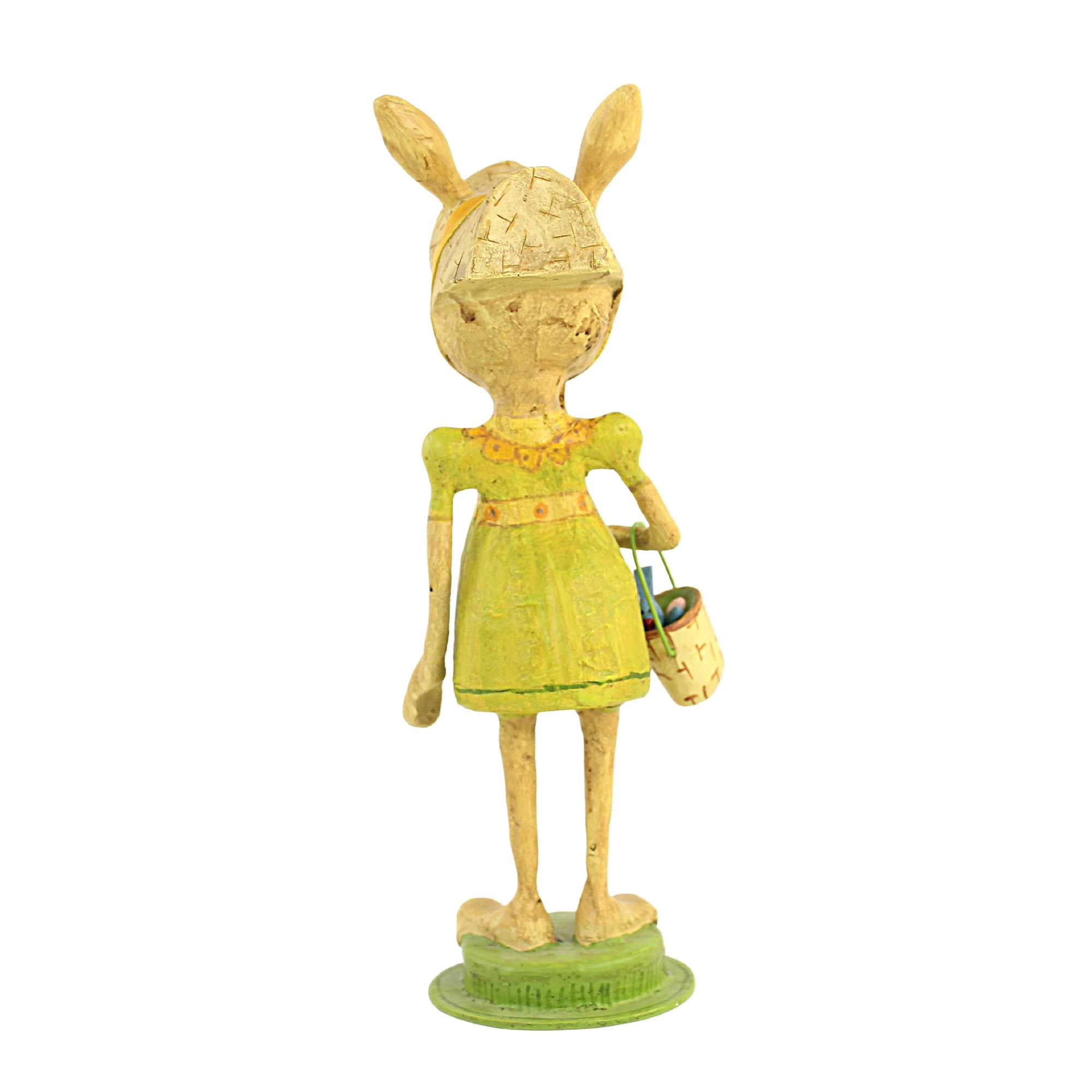 Jorge De Rojas Bunny Bunny Polyresin Easter Rabbit Spring Basket 43047