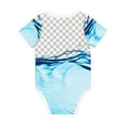 thumbnail image 6 of Rocae Crystal Clear Water Splash for Baby Cotton Short-Sleeve Bodysuits for Unisex Onesies Bodysuit-2 Years, 6 of 7