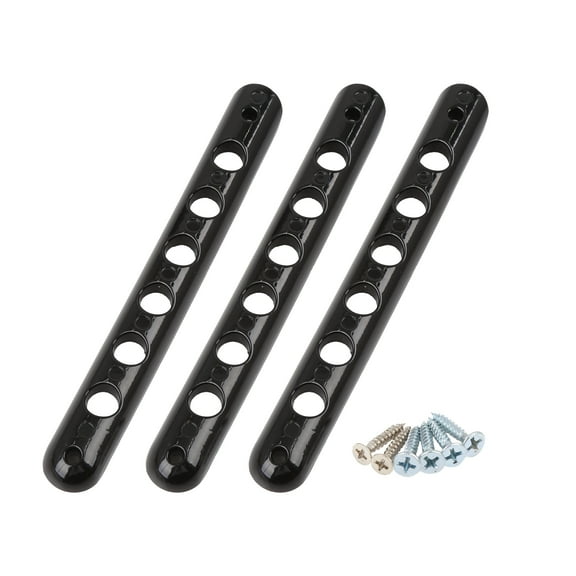 3 Pcs Black Door Handle Insert Strip Trim Covers for 2007-2018 for Jeep Wrangler 2-Door