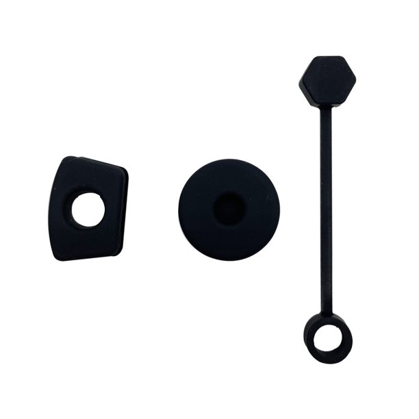 Juego de 3 tapones antidesbordamiento de silicona para taza de acompañamiento, accesorios para tapa de pajita y taza térmica, tapón a prueba de fugas para taza