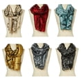 thumbnail image 2 of Winter Scarves for Women Floral Neck Scarfs for Women Lightweight Soft Scarf Gifts for Her Ladies Online - Mint, 2 of 2