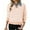 Pink, variant on Collared Sweaters for Women, Yigetop Women's Button Down Long Sleeve Crewneck Crop Cardigan Sweater Cute Knitwear Clothes Sweater with Collared Shirt Attached Women Black L