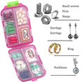 thumbnail image 3 of Travel Pill Organizer Box, Portable Pill Case, Pill Box Dispenser, With 10 Compartments For Different Medicines, 3 of 3