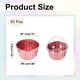 thumbnail image 2 of Uxcell 50 Pcs Forros para Cupcakes de Aluminio Doble Cara con Tapa, Muffins a Prueba de Grasa para Decoración de Bodas y Cumpleaños, Oro Rosa (Redondo), 2 of 7