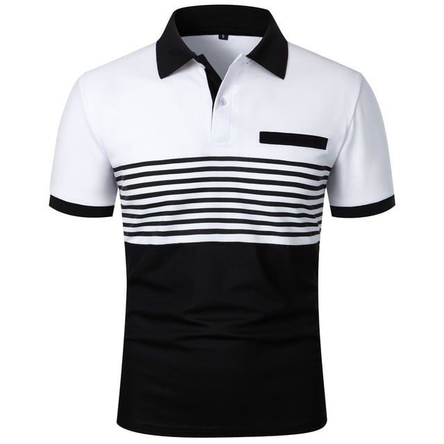 Camisas de Manga Larga para Hombres Casual Botón Sólido Suéter Camiseta Solapa, Poliéster Ligero para Primavera Verano