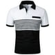 thumbnail image 1 of Camisa Elvqul de Hombre Economicas Liso Manga Corta Blanco Solapa Abotonada, 1 of 7