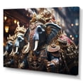 thumbnail image 2 of Designart "Thai Elephants Asian Painting IV" Asian Canvas Wall Art, 2 of 5