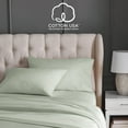 thumbnail image 2 of Hotel Style 6-Piece 1000 Thread Count, Green River, U.S. Grown Cotton Rich Blended Luxury, Bed Sheet Set, King, 2 of 7