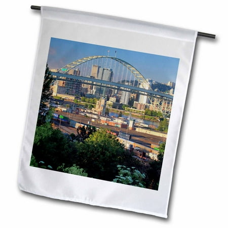 Outdoor Furniture Stores Portland Oregon 3dRose Oregon, Portland. Fremont Bridge over Willamette River. - Garden Flag, 18 by 27-inch ()