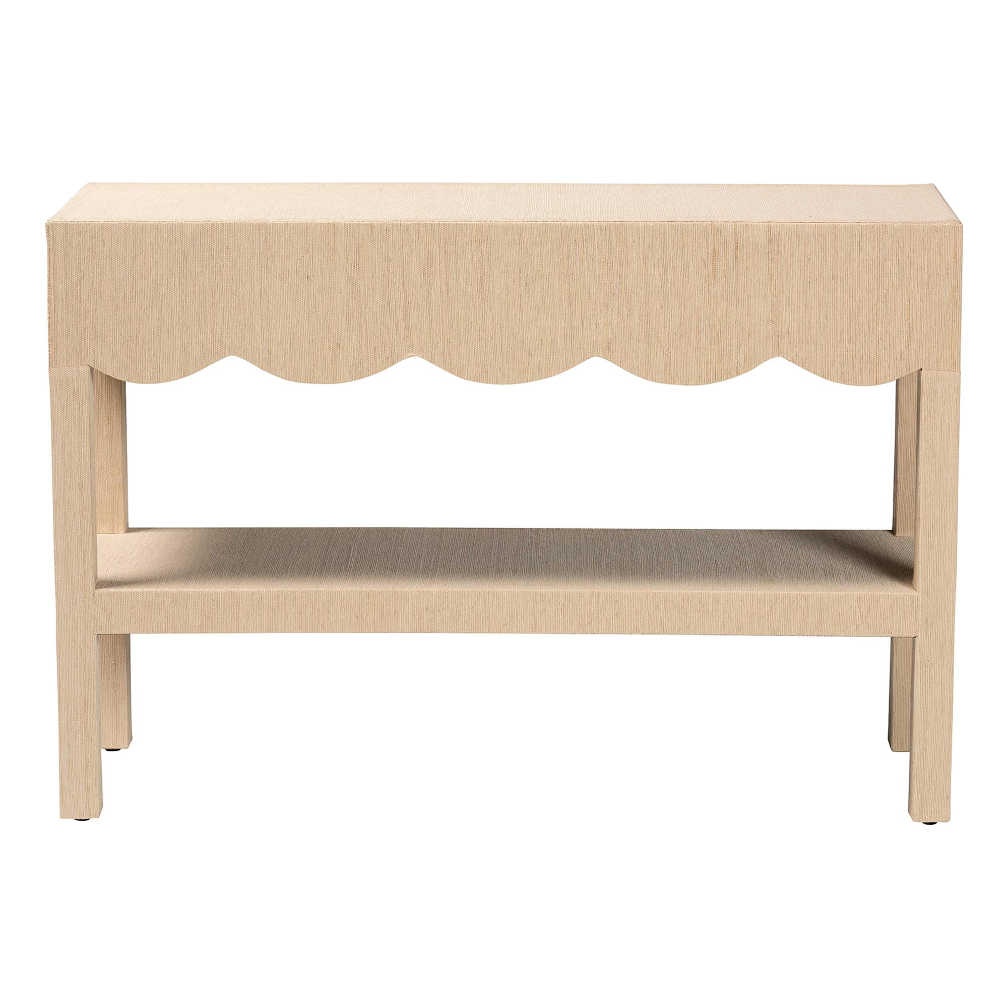 bali & pari Mason Boho Console Table, Beige