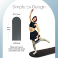 thumbnail image 4 of Bala Yoga Mat for Home Gym, 5mm (Charcoal) - Non Slip Exercise Mat for Home Workout, 4 of 6