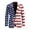 American Flag Design, variant on Distressed American Flag Sport Coat, Slim Fit Mens Casual Blazer Suit Jacket with Pocket Polyester Men's Blazer Casual Sport Coats Suit Jacket for Prom