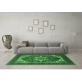 thumbnail image 3 of Ahgly Company Indoor Round Persian Emerald Green Traditional Area Rugs, 5' Round, 3 of 4