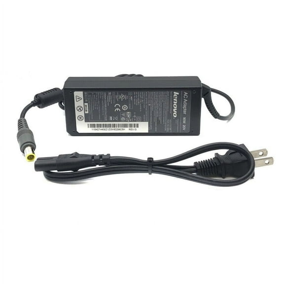 Pre-Owned Genuine Lenovo ThinkPad Laptop AC Charger Power Adapter 90W 20V 4.5A ROUND TIP
