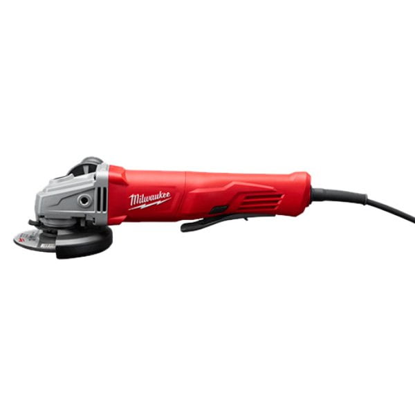 Milwaukee 6142-30 - Milwaukee 6142-30 - 11 Amp Corded 4-1/2" Small Angle Grinder with Lock-On Paddle Switch