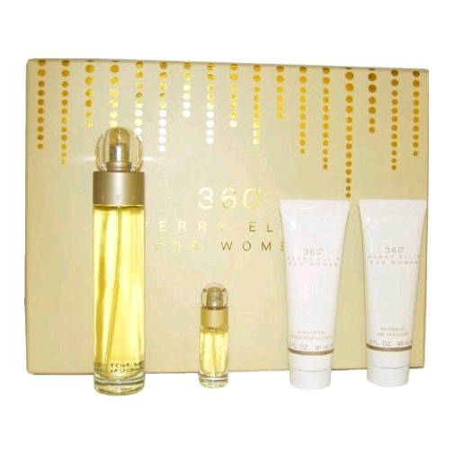 Perry Ellis 360' by Perry Ellis, 4 Piece Gift Set for Women