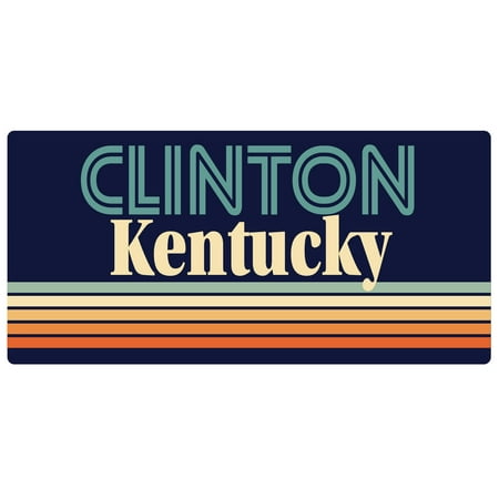 

Clinton Kentucky 5 x 2.5-Inch Fridge Magnet Retro Design