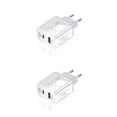 thumbnail image 4 of Adaptador de corriente de carga Inteprter 20 W puerto dual USB para teléfono móvil, 4 of 6