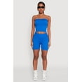thumbnail image 2 of Womens Compression Rib Seamless Tube Top and Shorts, 2 of 4