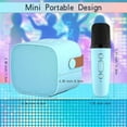 thumbnail image 4 of Karaoke Machine Kids, Portable Bluetooth Karaoke Machine with Microphone for Kids Adults, Voice Changing Effects & LED Lights, 4 of 5