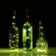 thumbnail image 1 of EIMELI Final Clearance! 20 LED Wine Bottle Cork Lights Copper Wire String Lights 2M/6.5ft Battery Operated Wine Bottle Fairy Lights Bottle DIY  Christmas  Wedding Party, 1 of 6