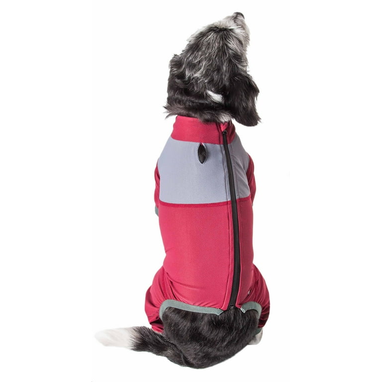 Track and tail dog jacket cheap