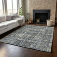 thumbnail image 6 of Addison Rugs Mayfield Washable Transitional Panel Charcoal Rectangle Rug, 10' x 14', 6 of 6
