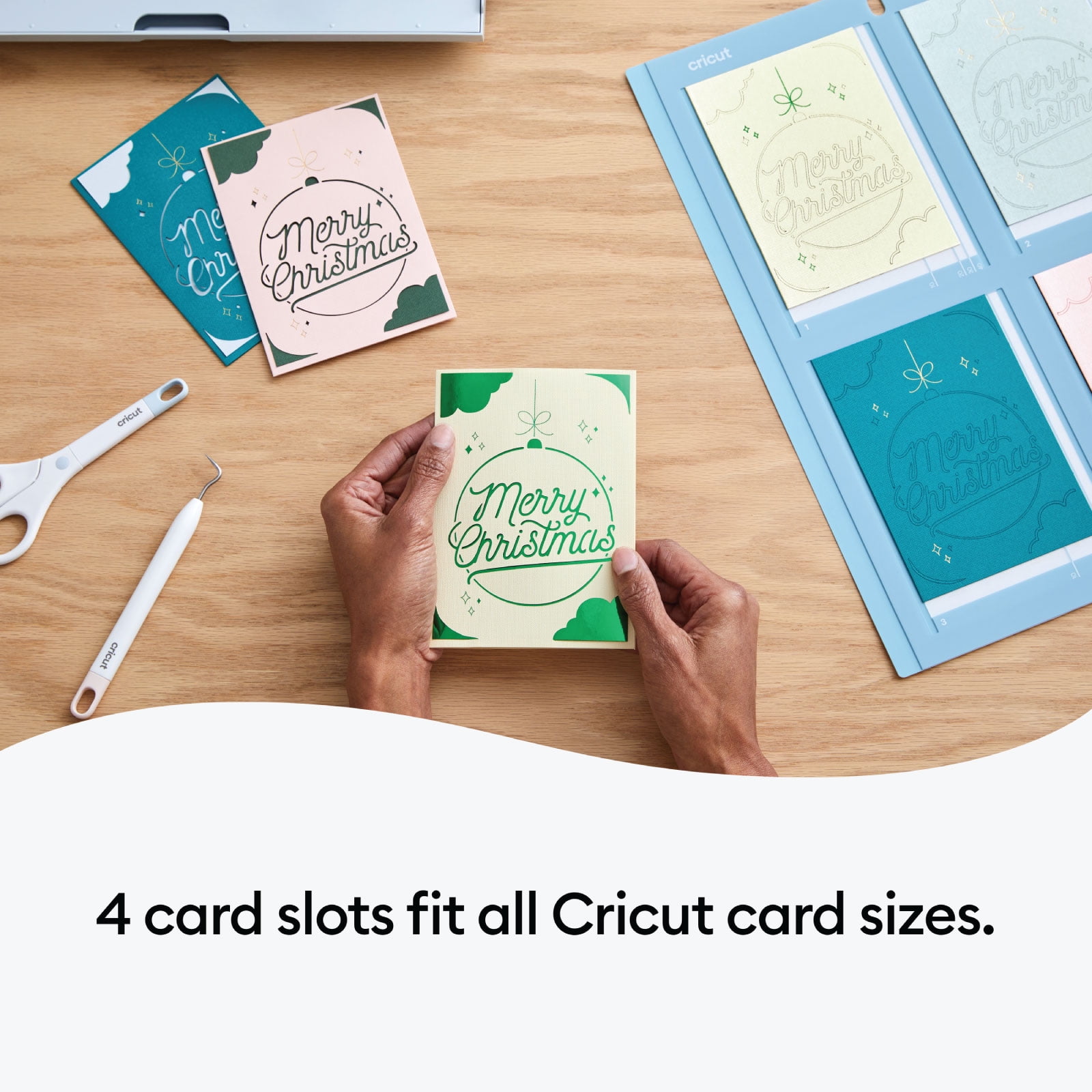 Cricut Card Mat 2x2, Reusable, Non-Slip Craft Mat, Create Four