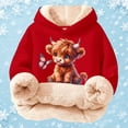 thumbnail image 2 of Glisme Big Girls Hoodies Graphic Print Long Sleeve Fall Winter Soft Sweatshirts For Girls Size 7-8 Years, 2 of 5