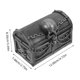 thumbnail image 5 of Cofre del tesoro con forma de calavera, organizador multifuncional de resina para guardar joyas, decoración de escritorio de Halloween para guardar objetos pequeños., 5 of 7