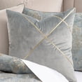 thumbnail image 5 of Debonair 10-Piece King Velvet Comforter Set - Misty Aqua, 5 of 7