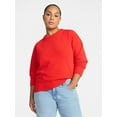 thumbnail image 2 of Time and Tru Women's Pullover Chenille Top with Long Sleeves, Sizes XS-XXXL, 2 of 6